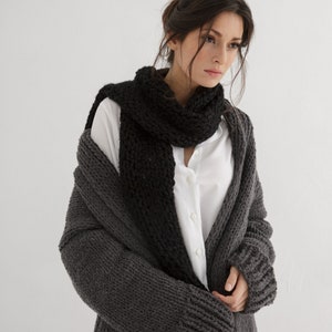Bundle Strickanleitung | Grobstrick Mantel Muster | Chunky Schal Muster