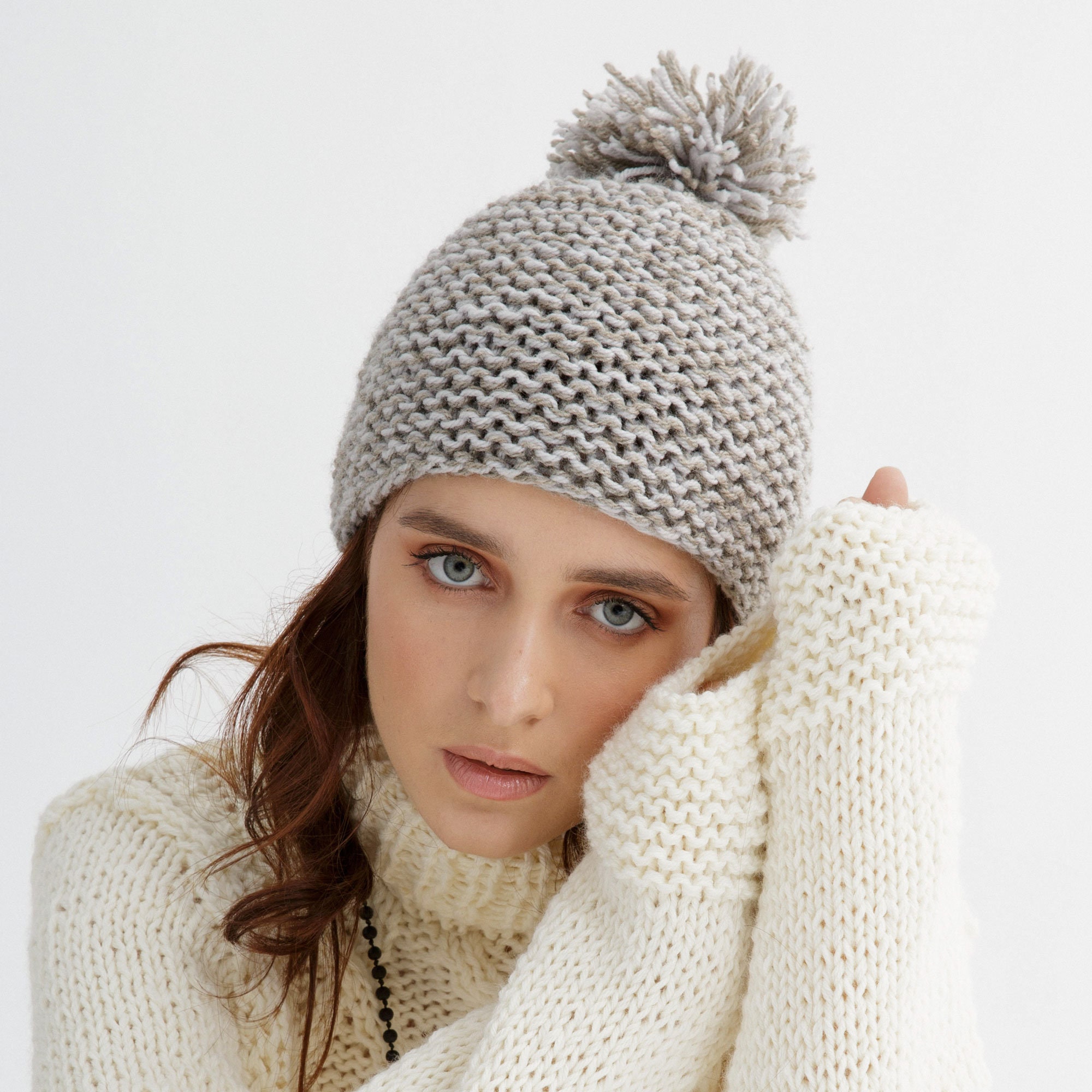 Beanie Knitting Pattern Pdf | Easy Knit Design Tutorial - Etsy Australia