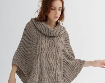 Poncho knit pattern | Poncho pattern for women