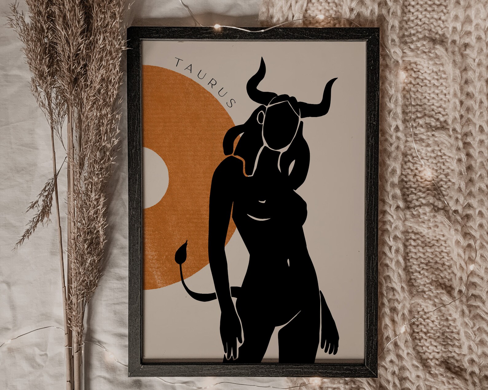 TAURUS Astrology Sign Wall Décor Gift Ideas for TAURUS Sign Etsy