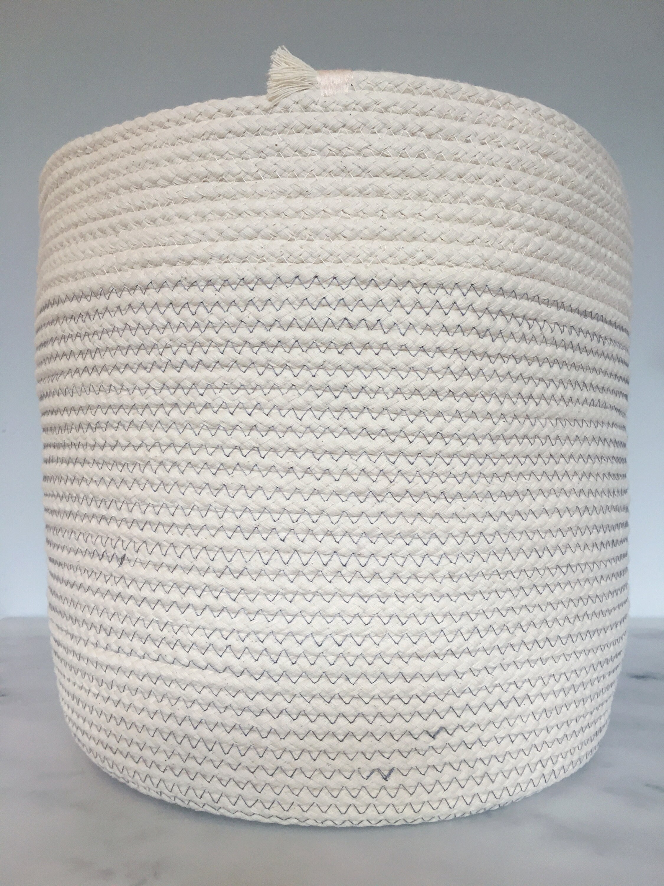 Handmade large rope basket made to order in your choice of Etsy