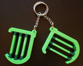 Bard FFXIV Job Symbol / BRD Keychain Final Fantasy XIV FF14