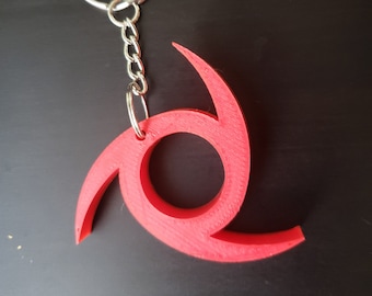 Ninja FFXIV Job Symbol / NIN Key Chain 3D Printed Final Fantasy XIV FF14