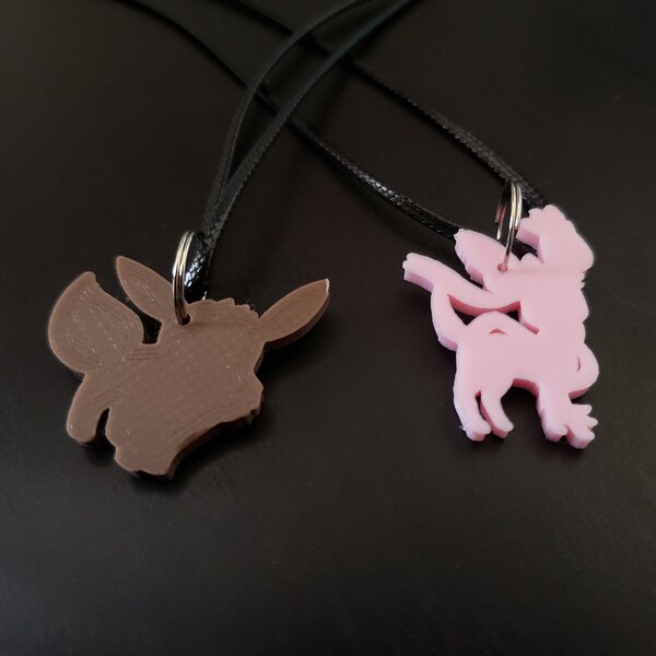 Eveelution Necklace / Eevee Necklace / Sylveon Pokemon Necklace / Vaporeon / Jolteon / Flareon / Espeon / Umbreon / Leafeon / Glaceon