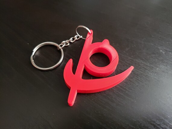 Reaper FFXIV Job Symbol /Reaper Key Chain 3D Printed Final Fantasy XIV FF14 / Final Fantasy 14 Keychain / Final Fantasy DPS