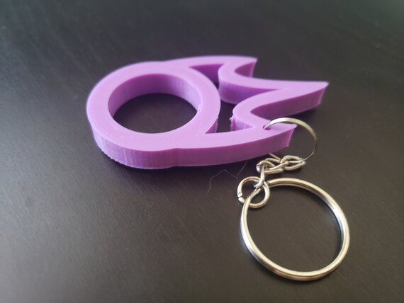 Black Mage Ffxiv Job Symbol Blm Key Chain 3d Printed Final Etsy