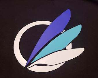 Avali inspired Decal / Avali Sticker / Avali logo Decal / Starbound Decal / Avali Decal / Starbound Sticker