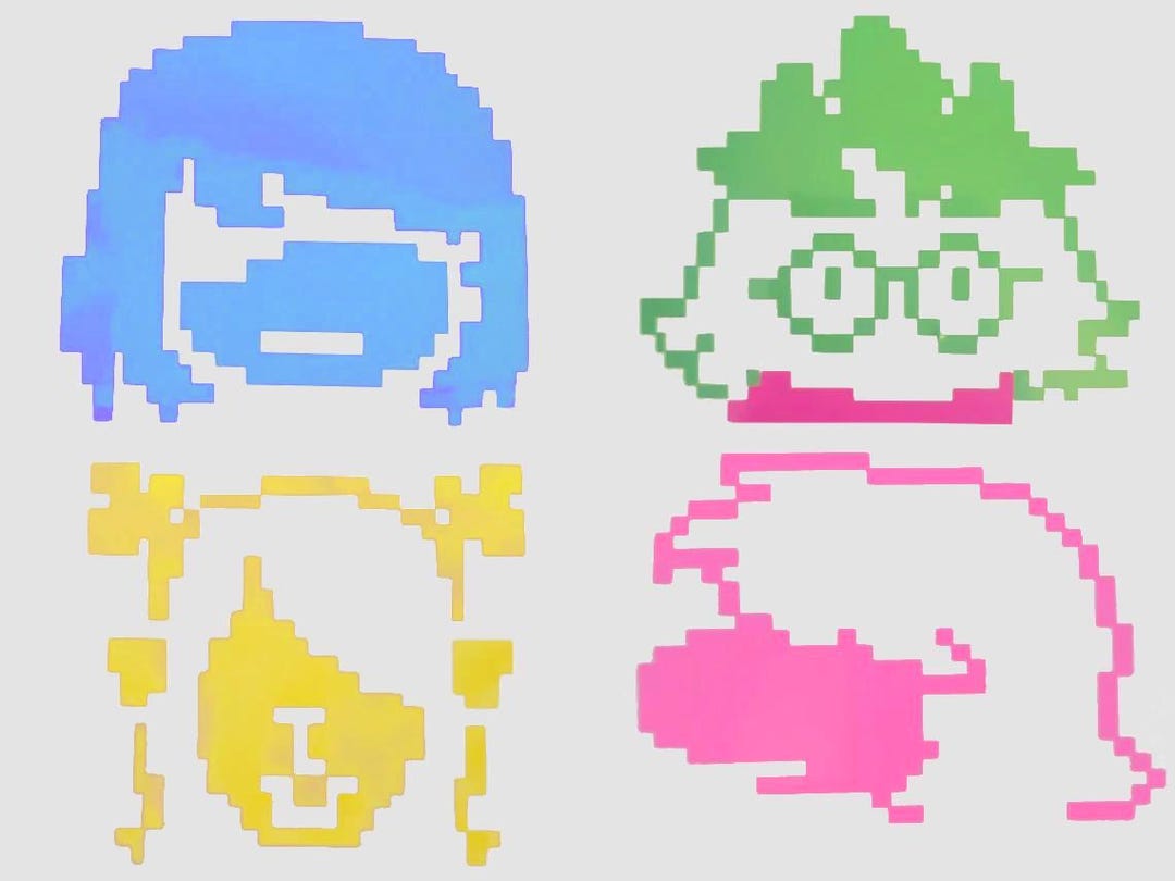 Delta Rune Decals Deltarune Decal / Deltarune Kris Decal / Deltarune Susie Decal ...