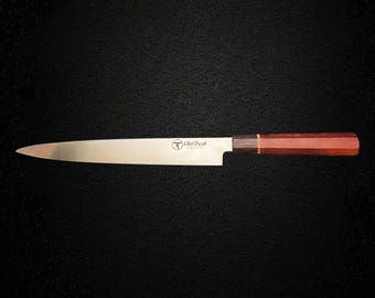 Handmade Japanese Yanagiba Chef Knife – High Carbon Steel, Sushi Sashimi
