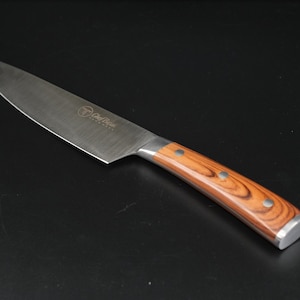 Handmade Chef Knife – High Carbon Steel Kitchen Knife – Razor Sharp Custom Cooking Knife for Meat, Vegetables, and Daily Use