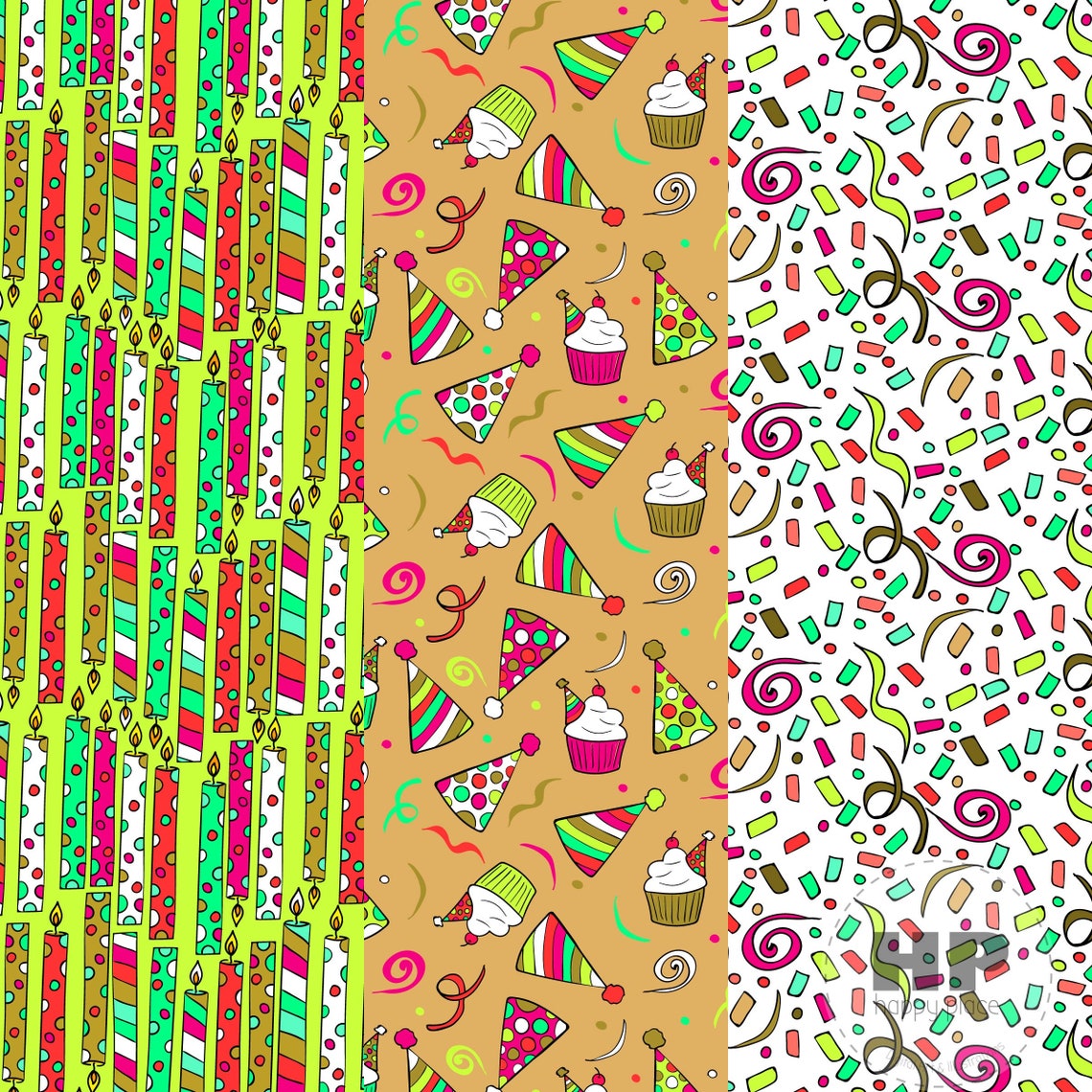 Birthday Printable wrapping paper | Etsy