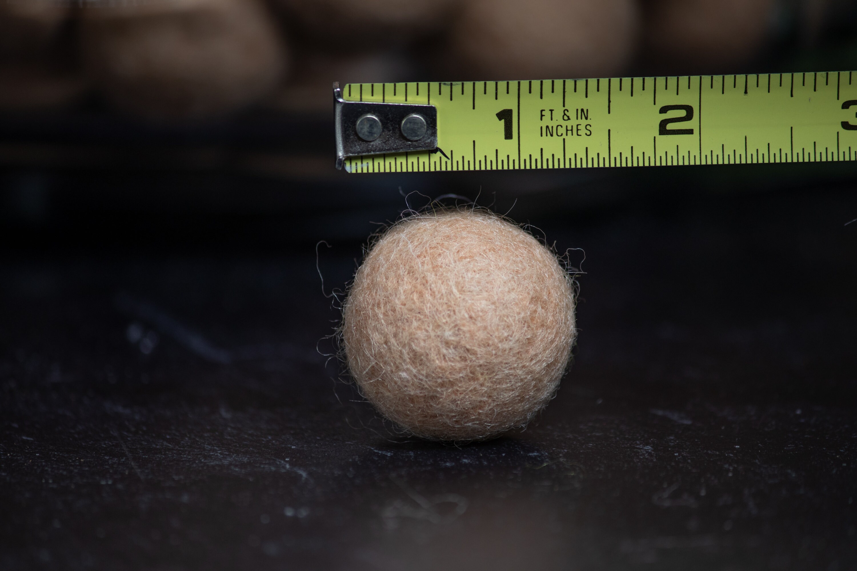 Felt Balls 3cm Nude/beige Gnome Noses Felt Pom Pom Etsy