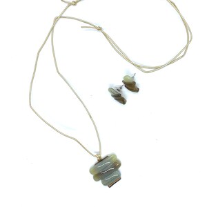 Jewelry, fused glass pendant, art quality, stained glass, art deco style
