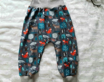 Baby Pumphose 50 56 62 68 74 80 86 92 Anker Blau Weiß Sweat handmade