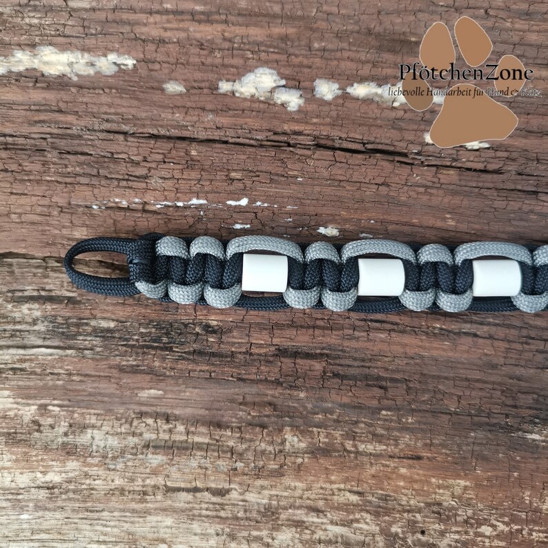 EM-Keramik Halsband nach Maß Black Steel mit/ohne Name Gr. XS-XXL Keramikhalsband Bild 4