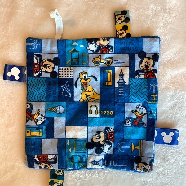 Mickey and friends Paci keeper lovey blanket