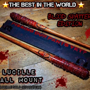 Lucille bat wall mount,Negan, the walking dead