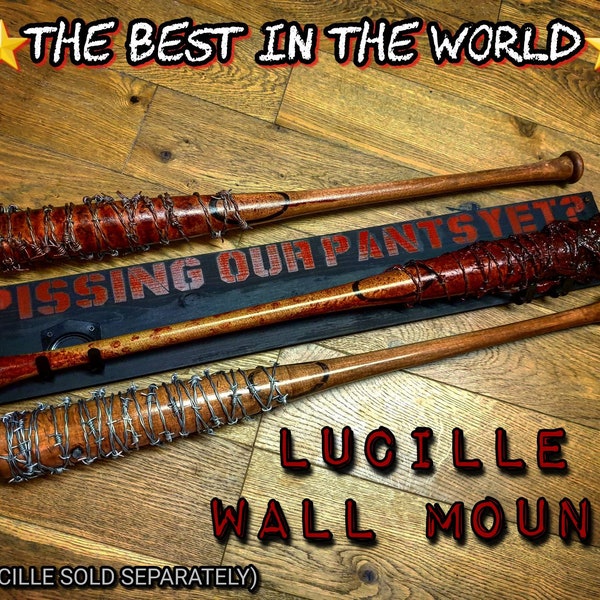 Lucille bat wall mount,Negan, the walking dead