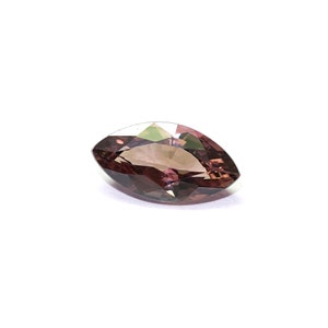Zaffiro taglio marquise marrone rossastro, gemma singola sciolta, 8.7X4.5X3.1 per la creazione di gioielli 0,9 ct. (FM1752)