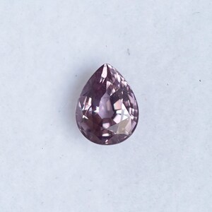 Purple Lavender Spinel, Pear Shape Untreated Natural loose gemstone , single stone, for jewelry making 0.66 Cts (SM1104)