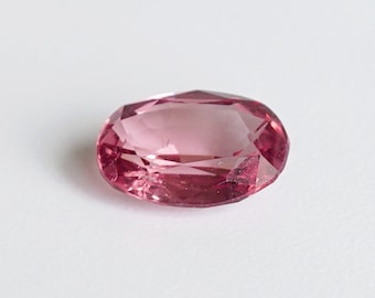 Light Red Spinel, Oval Shape Untreated Natural loose gemstone , single stone, for jewelry making  0.57 Cts (SM1103)