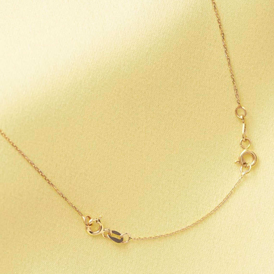 10k 14k 18k Solid Gold Necklace Extender Jewelery Extender Etsy