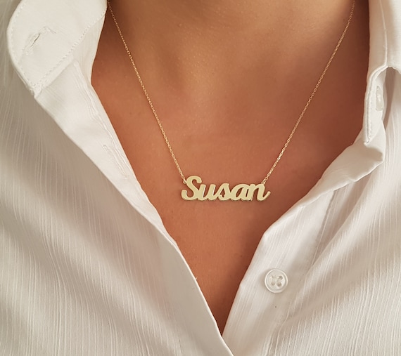 Etsy baby hotsell name necklace