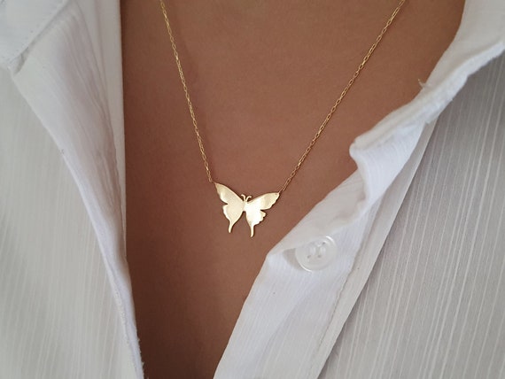 Forever 21 | Jewelry | Brand New Butterfly Necklace | Poshmark
