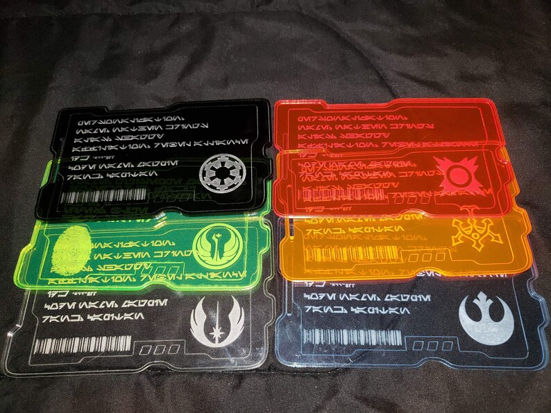 Star Wars Custom ID Card Galaxy/'s Edge Cosplay Prop