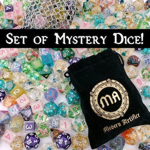 Mystery Set of Polyhedral Dice! RPG Dice | Polyhedral Dice Set | Dungeons & Dragons | DnD Dice | Random Dice