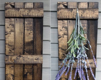 Shutter Wall Decor Etsy