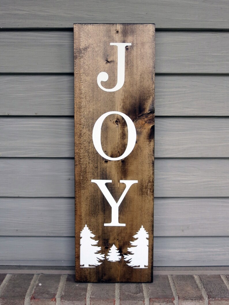 24 Joy Sign / Signs for Porch / Porch Sign / Wood Sign / Etsy