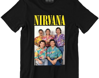Funny T-shirt, fake Nirvana, the muscular guys, funny gift idea, 100% cotton