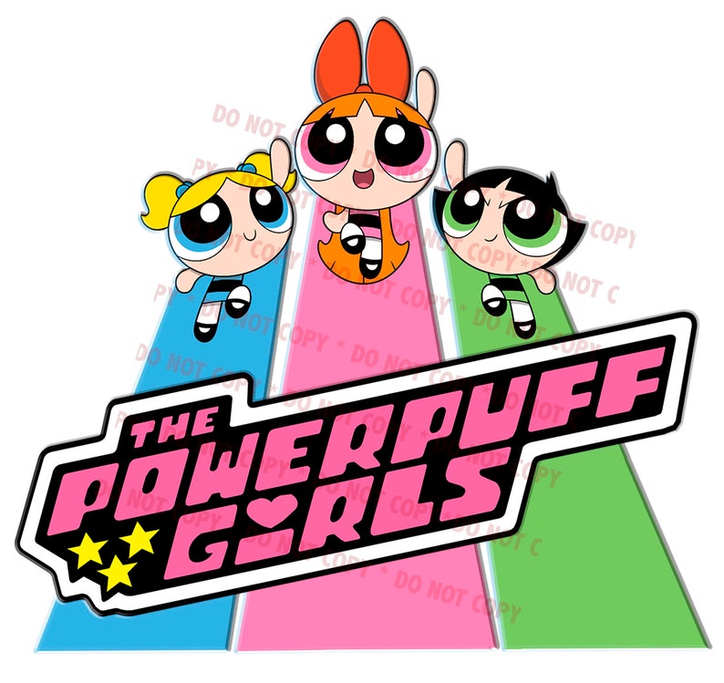 Powerpuff Girls the Power Puff Girls Digital PNG File. Girl - Etsy