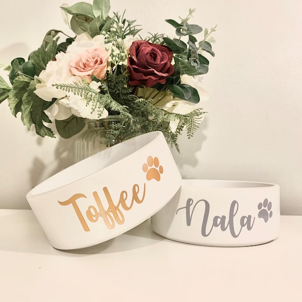 Personalised Pet Bowls Dog Bowl Cat Bowl