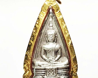 lp sothorn sortng nah Wat Sothorn Chachoengsao 2497 en marco de oro real