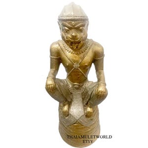 Thailändischer Schutzengel Affenkönig hanuman thailändische Große Messing Statue