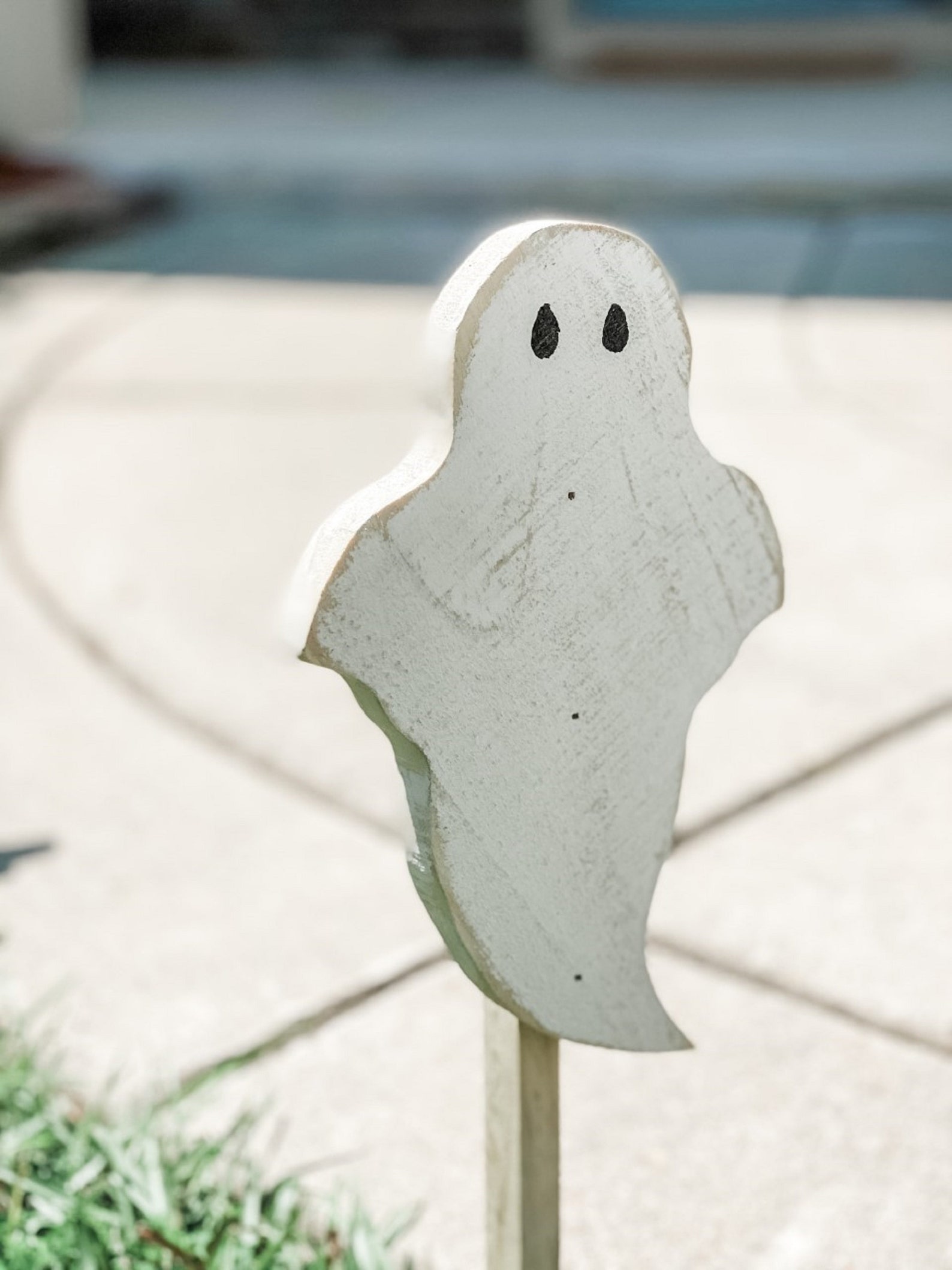 Ghost Yard Stakes Halloween Ghost Wood Ghosts Farmhouse Etsy
