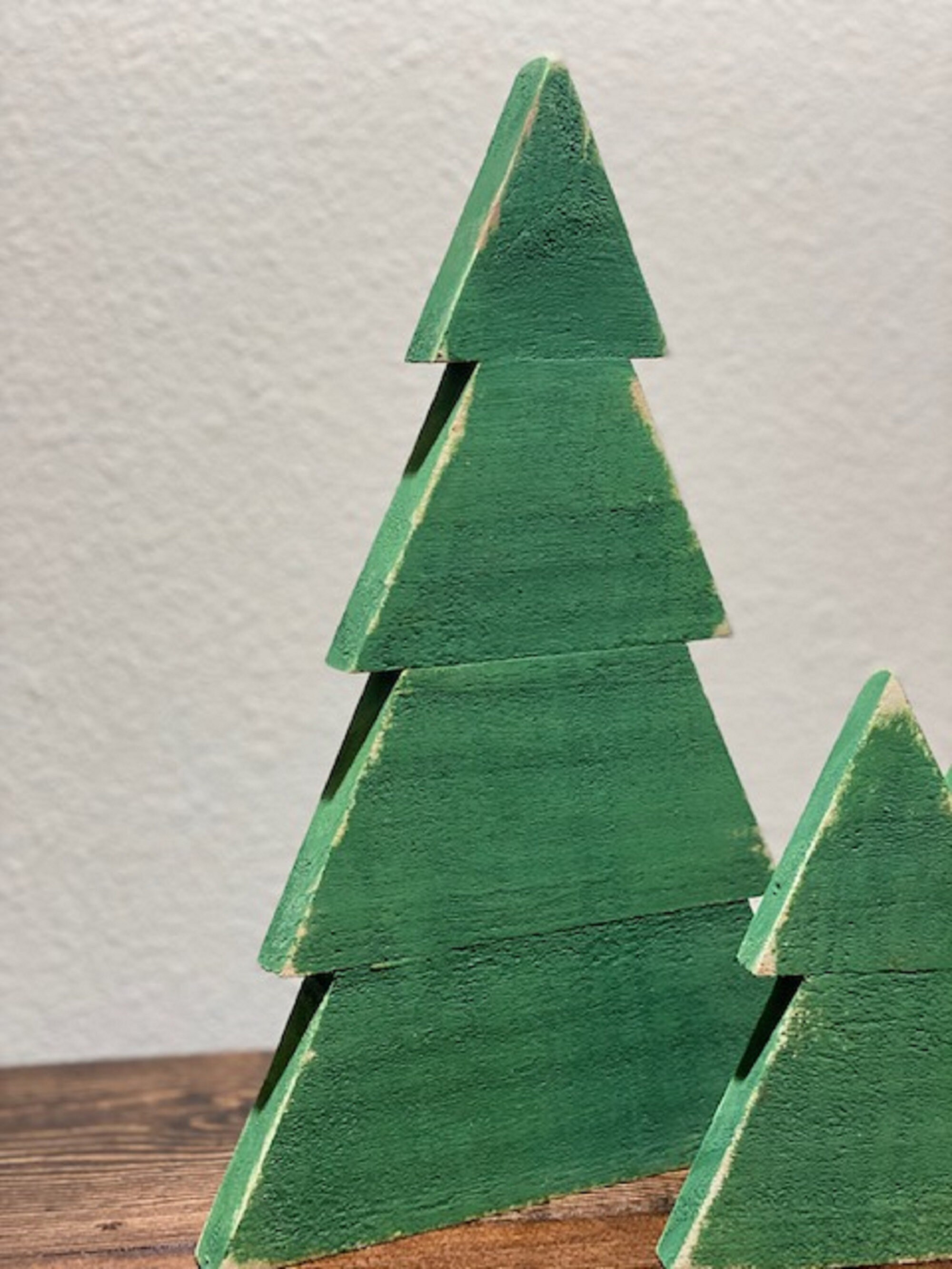 Rustic Wood Christmas Trees Set of 3 Christmas Trees Etsy