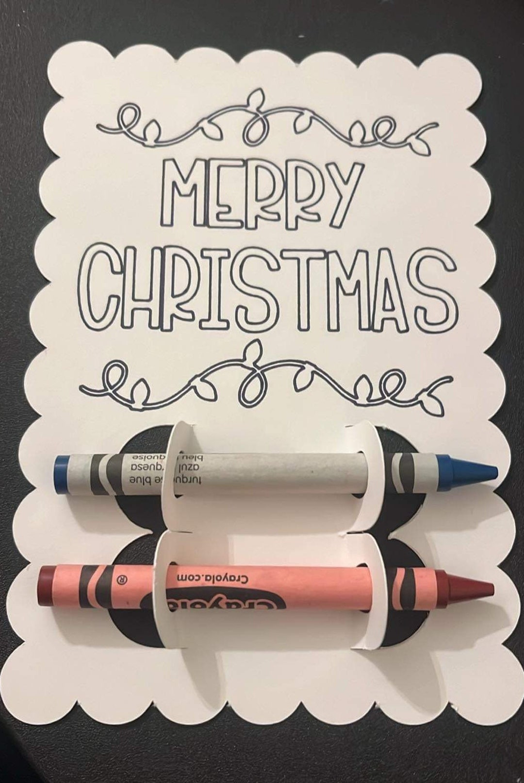 Christmas Coloring Page Etsy