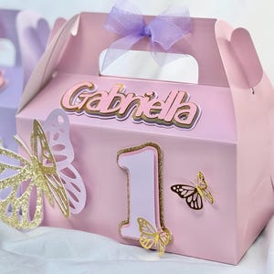 Butterfly Theme Custom Favor Boxes