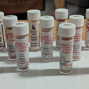Seeley's チャイナペイント 13本セット Seeley's China Paint - Etsy