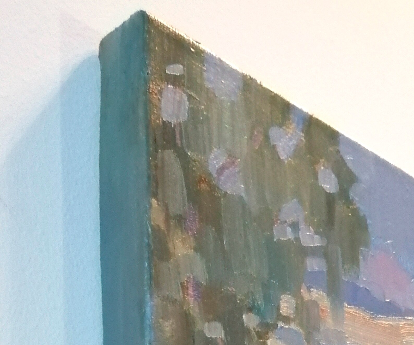 Muted color landscape canvas painting original Oil art Etsy