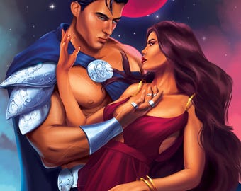 El Libro de Azrael - Amber V Nicole - Lámina ilustrada de 5x7" y 11x17" - Póster artístico con licencia oficial