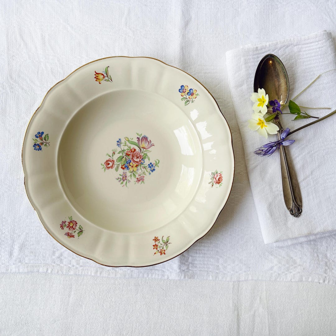 Soup Plate “riviera” 1950s Rörstrand – Vintage Swedish Porcelain ...