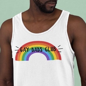 Gay Dads Club, Gay Tank Top, Gay Dads, Fathers Day Gift, Fathers Day Shirt, Funny Gay Gift, Lgbtq, Pride Gift, Pride Month