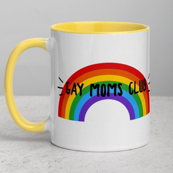 Gay Moms Club, Mothers Day Mug, Gay Mug, Lesbian Mug, Lesbian Mom, Lesbian Gift, Lgbtq, Pride Month