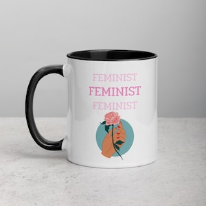 Feminist Mug with Color Inside: Feminist Gift