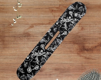 Black Botanical Bun Maker - 3 Sizes for Deft Bun, Heatless Curls, Easy Quick Updo