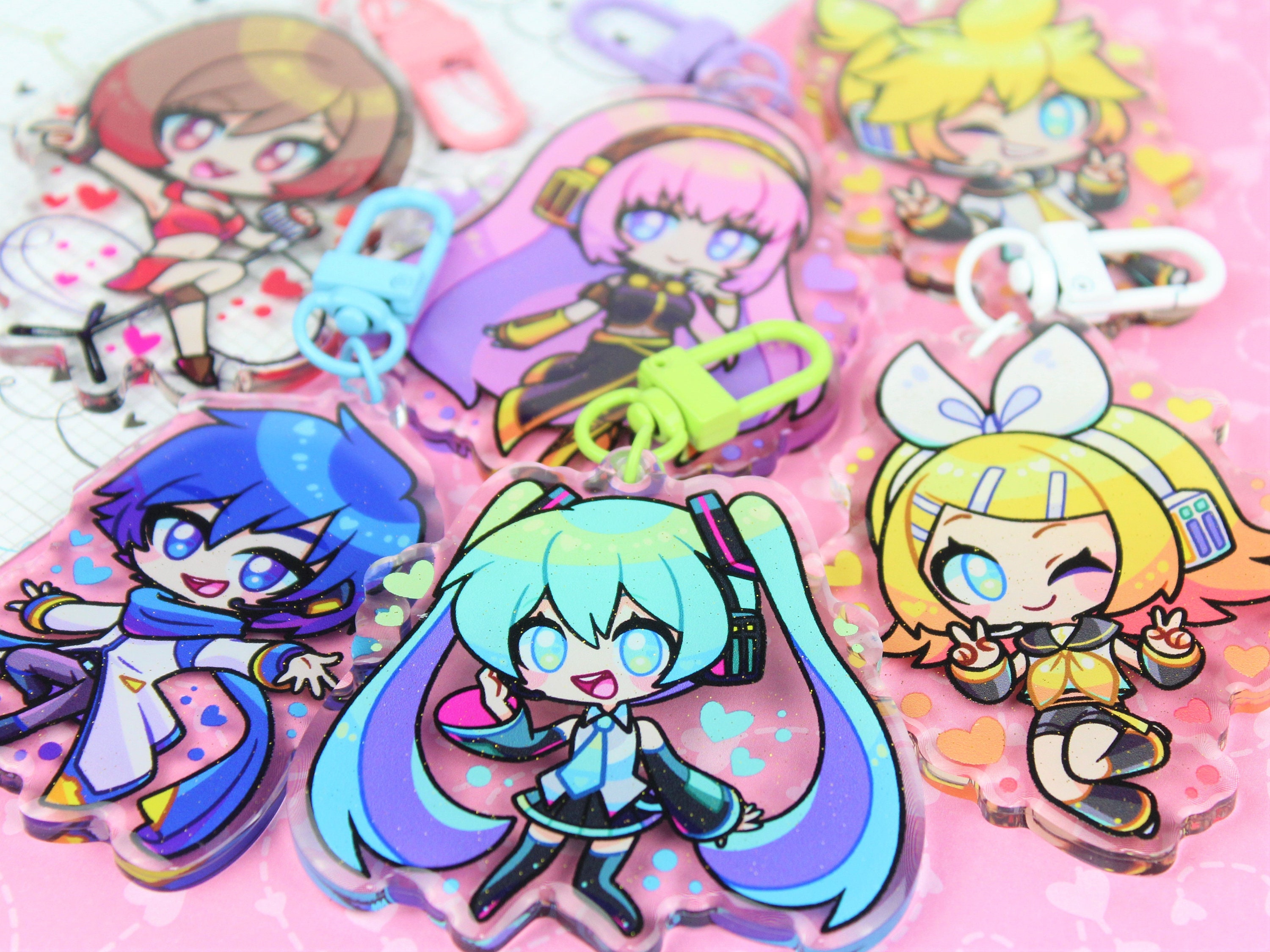 Sticker - Vocaloid - New Miku Len Rin Meiko Luka Kaito Set Girls Gift  ge89032